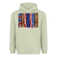 Matcha 4th of July brushstroke Heavyweight Hoodie - CowGirlArtShop