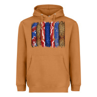 Meerkat 4th of July brushstroke Heavyweight Hoodie - CowGirlArtShop