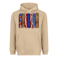 Mushroom 4th of July brushstroke Heavyweight Hoodie - CowGirlArtShop