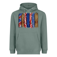 Sage 4th of July brushstroke Heavyweight Hoodie - CowGirlArtShop