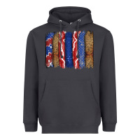 Smoke 4th of July brushstroke Heavyweight Hoodie - CowGirlArtShop