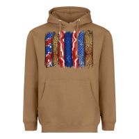 Toasted Coconut 4th of July brushstroke Heavyweight Hoodie - CowGirlArtShop