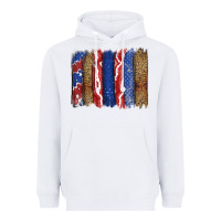 White 4th of July brushstroke Heavyweight Hoodie - CowGirlArtShop