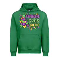 Emerald mardi gras cutie Urban Hoodie - MaliasSmallBusiness