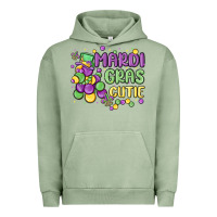 Pigment Oil Green mardi gras cutie Urban Hoodie - MaliasSmallBusiness