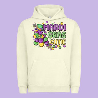 Mardi Gras Cutie Urban Hoodie Designed By Maliassmallbusiness
