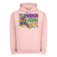 Pigment Salmon mardi gras cutie Urban Hoodie - MaliasSmallBusiness