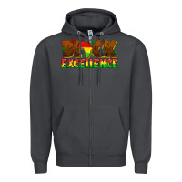 Smoke black excellence juneteenth Zipper Hoodie - texasbilliewilder