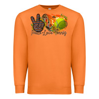 Carrot peace love tennis Premium Sweatshirt - RacoonDesign