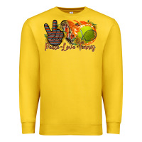 Lemon peace love tennis Premium Sweatshirt - RacoonDesign