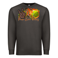 Smoke peace love tennis Premium Sweatshirt - RacoonDesign