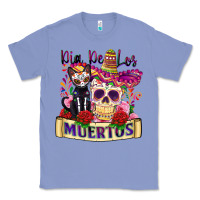 Colony Blue dia de los muertos Classic Tee - Zillion Design Studio