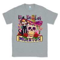 Heather Grey dia de los muertos Classic Tee - Zillion Design Studio