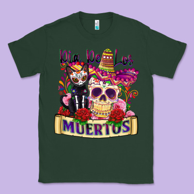 Dia De Los Muertos Classic Tee Designed By Zillion Design Studio
