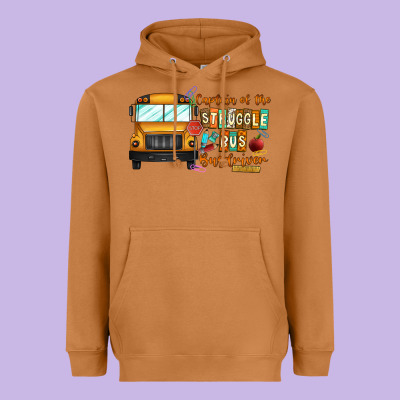 Captain Of Struggle Bus Busdriver Heavyweight Hoodie Designed By Cowhidedigitalart