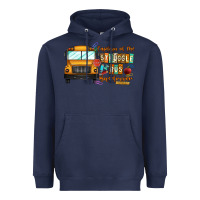 Navy captain of struggle bus busdriver Heavyweight Hoodie - CowhideDigitalArt