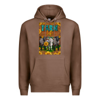 Chestnut Western Baby Sheeps Farm Life Premium Hoodie - LillyAllenDesigns