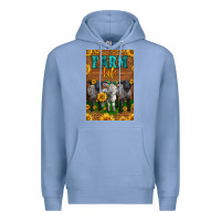 Colony Blue Western Baby Sheeps Farm Life Premium Hoodie - LillyAllenDesigns