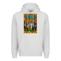 Dove Grey Western Baby Sheeps Farm Life Premium Hoodie - LillyAllenDesigns