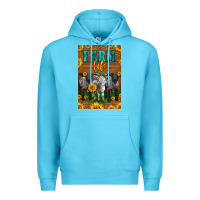 Ocean Blue Western Baby Sheeps Farm Life Premium Hoodie - LillyAllenDesigns