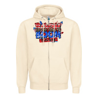 Sandshell boom boom baby Zipper Hoodie - Zillion Design Studio