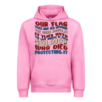 Fuchsia Pink our flag Urban Hoodie - MaliasSmallBusiness