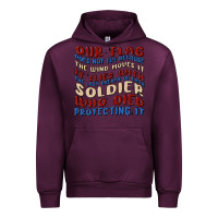 Mauve Wine our flag Urban Hoodie - MaliasSmallBusiness