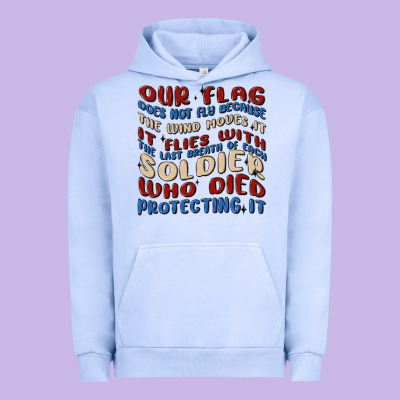 Our Flag Urban Hoodie Designed By Maliassmallbusiness