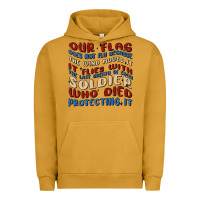 Pigment Peanut Butter our flag Urban Hoodie - MaliasSmallBusiness