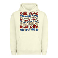 Pigment Pistachio our flag Urban Hoodie - MaliasSmallBusiness