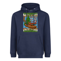 Navy lake squad air freshener Heavyweight Hoodie - HRA Design Shop
