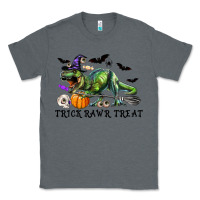 Charcoal Heather T-Rex Trick Rawr Treat Classic Tee - RanaPortraitStore
