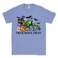 Colony Blue T-Rex Trick Rawr Treat Classic Tee - RanaPortraitStore