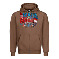 Chestnut boom bitch get out the way Zipper Hoodie - Zillion Design Studio