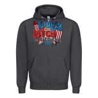 Smoke boom bitch get out the way Zipper Hoodie - Zillion Design Studio