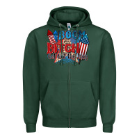 Sports Green boom bitch get out the way Zipper Hoodie - Zillion Design Studio