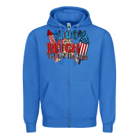 True Royal boom bitch get out the way Zipper Hoodie - Zillion Design Studio
