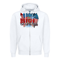 White boom bitch get out the way Zipper Hoodie - Zillion Design Studio