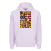 Lilac Western American Deer Premium Hoodie - LillyAllenDesigns