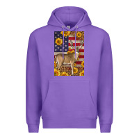 Purple Western American Deer Premium Hoodie - LillyAllenDesigns