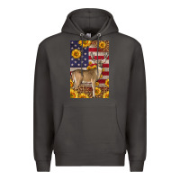 Smoke Western American Deer Premium Hoodie - LillyAllenDesigns