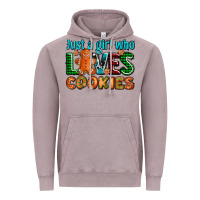 Vintage Zinc just a girl who loves cookies Vintage Hoodie - AdoDesignShop