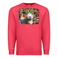 Cardinal sunflower sheep Premium Sweatshirt - RacoonDesign