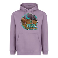 Lavender neon moon Heavyweight Hoodie - SublimationCraftShop