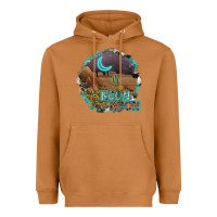 Meerkat neon moon Heavyweight Hoodie - SublimationCraftShop