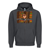 Smoke black history brushstroke Zipper Hoodie - texasbilliewilder