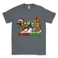 Charcoal Heather t rex x mas mood Classic Tee - RanaPortraitStore