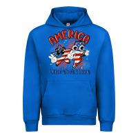 Cobalt america land that i love Urban Hoodie - MaliasSmallBusiness