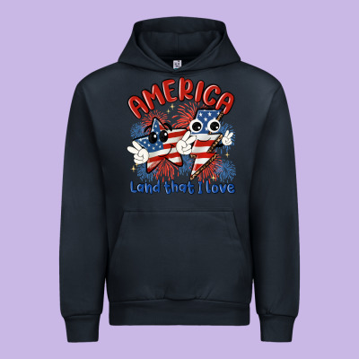 America Land That I Love Urban Hoodie Designed By Maliassmallbusiness
