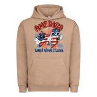 Pigment Burro america land that i love Urban Hoodie - MaliasSmallBusiness